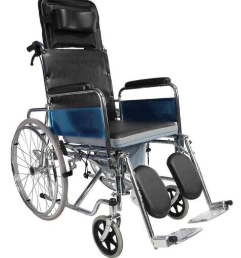 the Reclining commode wheelchair picture