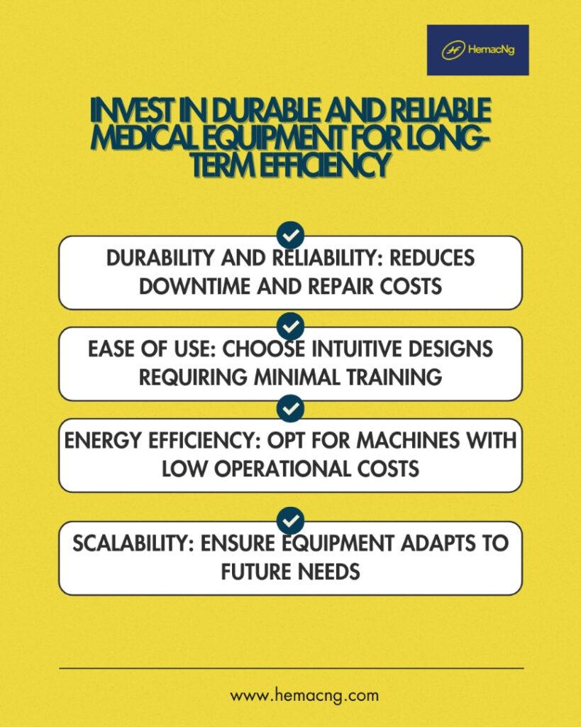 Factors to consider before purchasing the right quality medical equipment