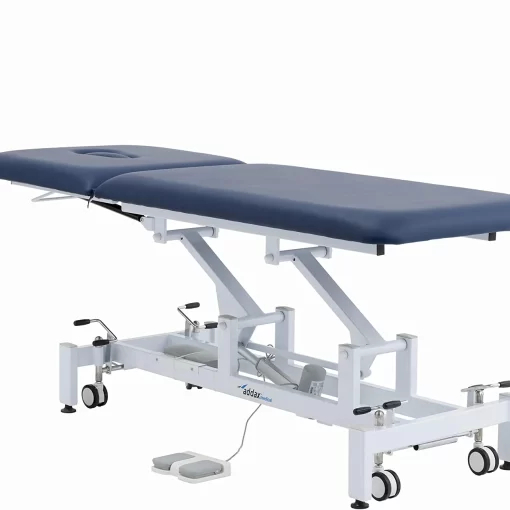 Electric treatment couch two section