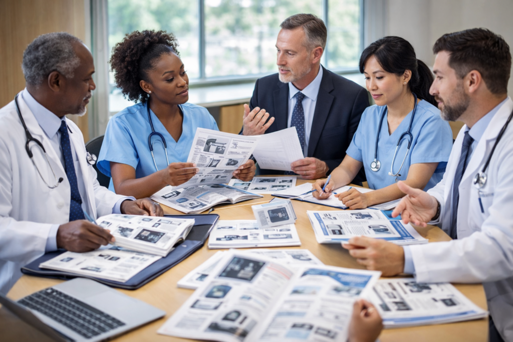 Hospital administrators exploring better ways to buy medical equipment