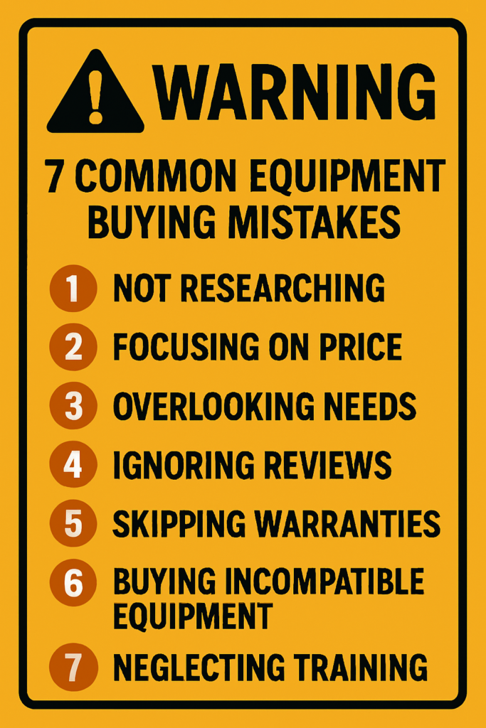 common mistakes hospitals should avoid when purchasing medical equipment