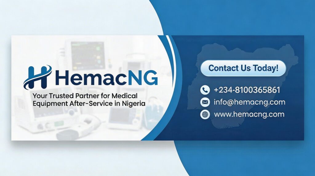 Contact HemacNG for comprehensive medical equipment service in Nigeria