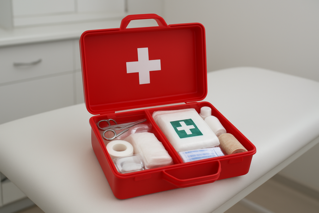 A comprehensive first aid kit is an essential component of starter kit in Nigeria