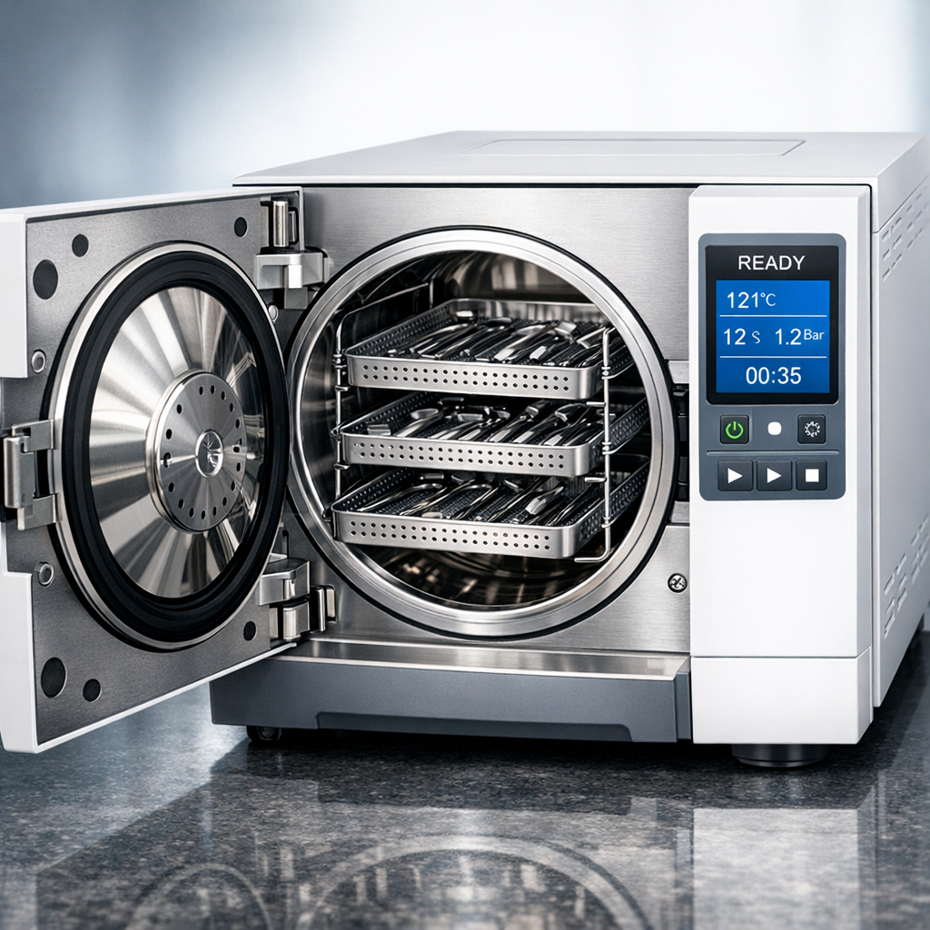 12L steam autoclave - most popular among top sterilizers for clinics in Nigeria