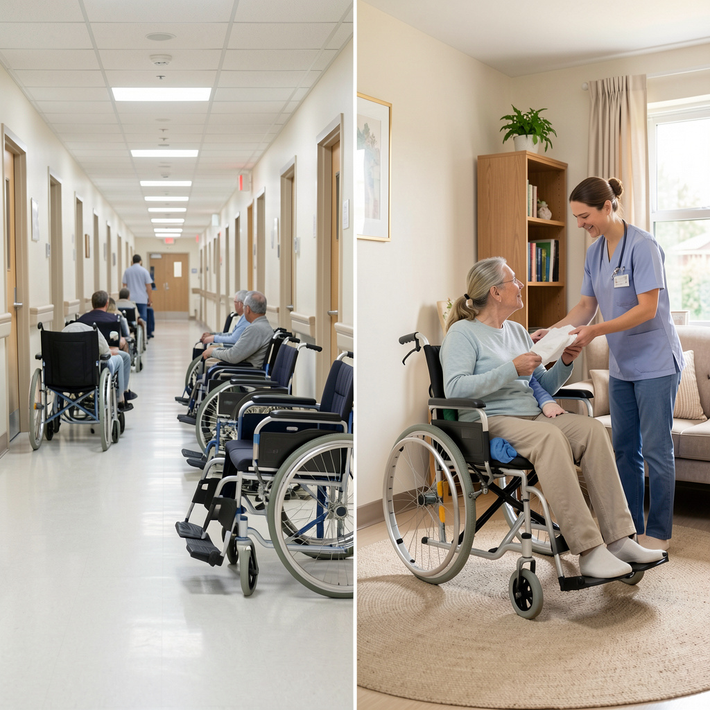 Different wheelchair needs for Nigerian hospitals and home care