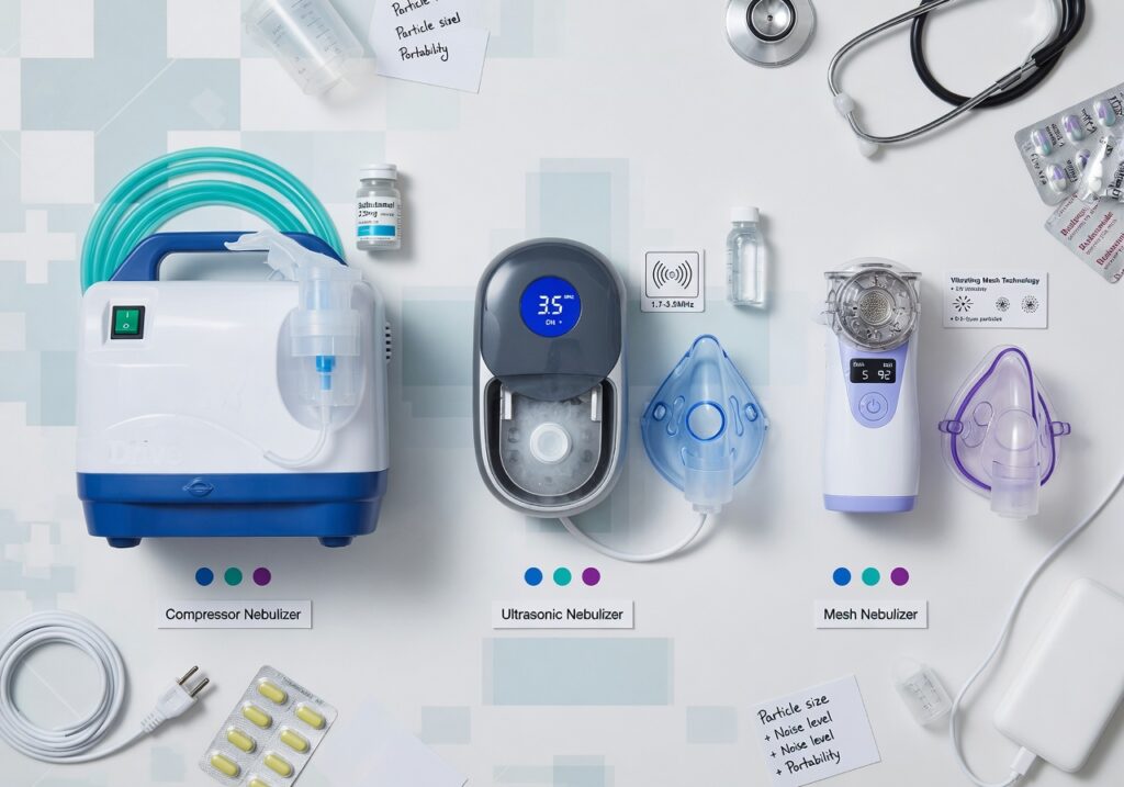 Different nebulizer types offer different advantages; choose what fits your lifestyle.