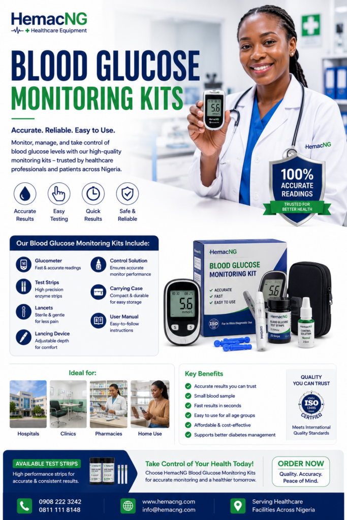 your best choice for your blood glucose kits as Top 10 Diagnostic Kits to Buy for Nigerian Clinics