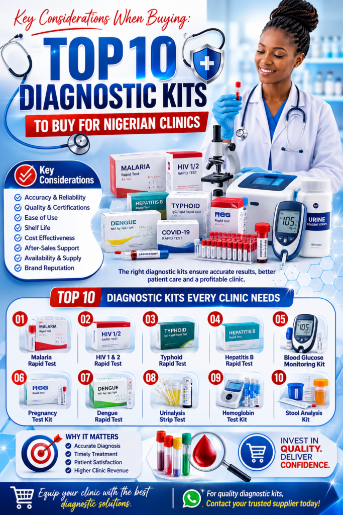 Key Considerations When Buying: Top 10 Diagnostic Kits to Buy for Nigerian Clinics