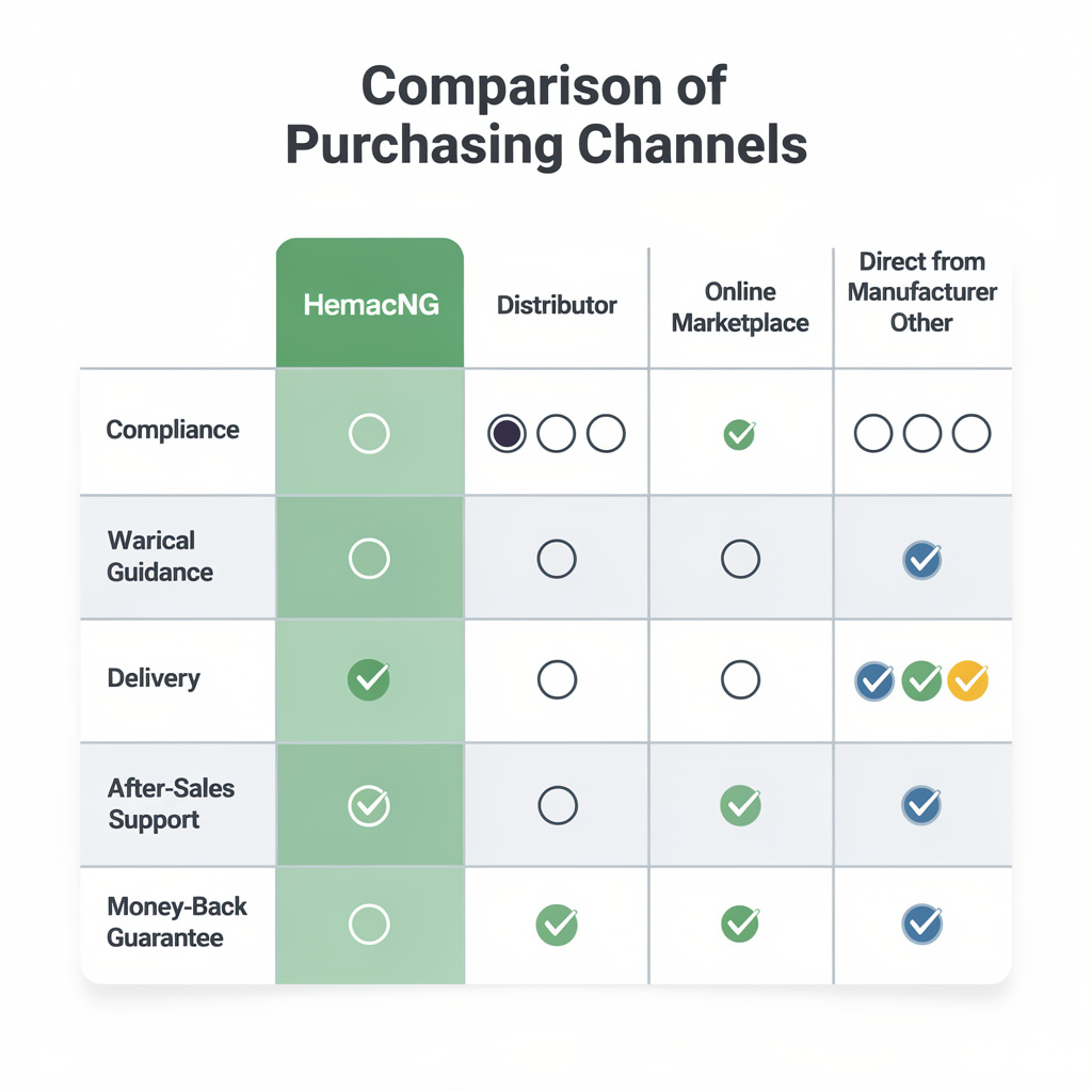 Where to buy medical equipment in Nigeria, honest comparison of all purchasing channels.