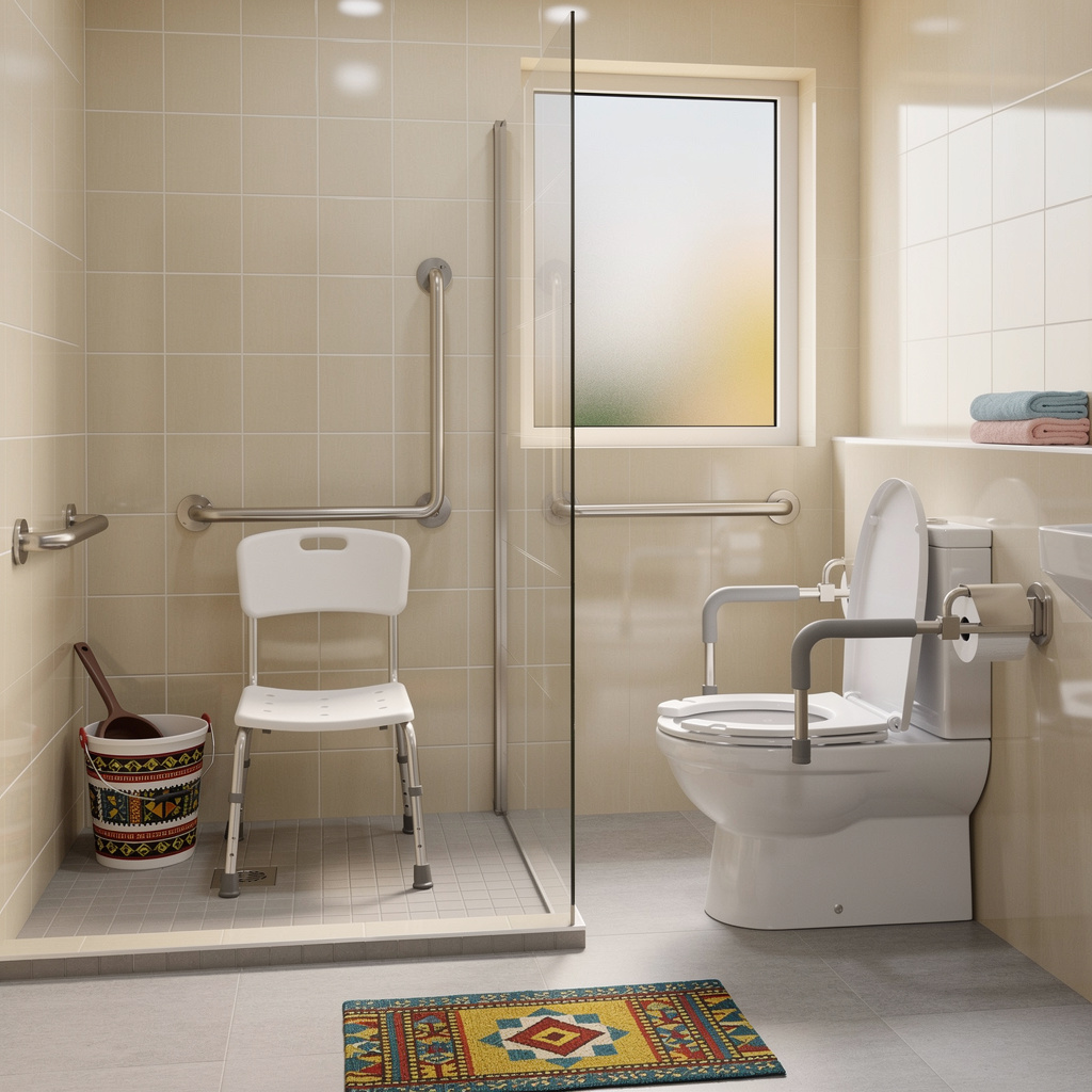 These modest additions to a Nigerian bathroom prevent the falls that change everything, and preserve the dignity that matters even more. Durable Medical Supplies for Home