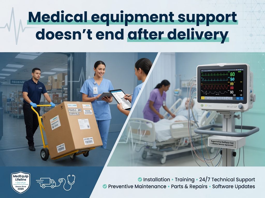 Medical equipment maintenance and after-sales support