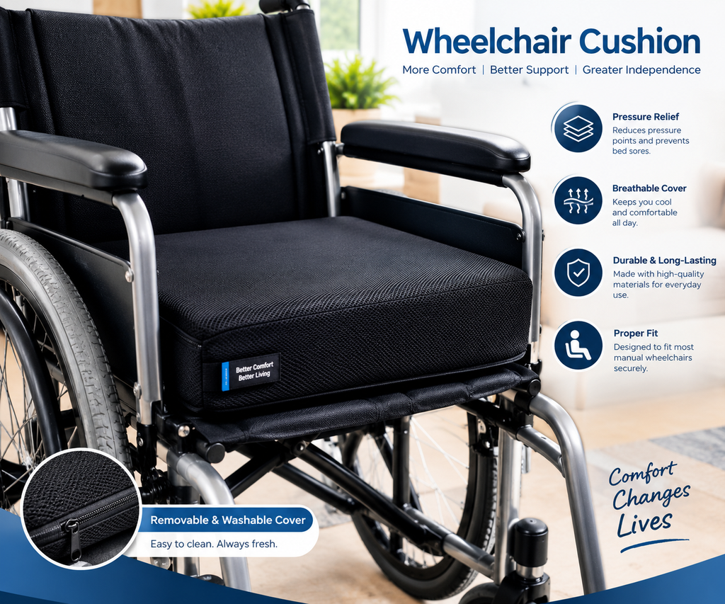 Wheelchair cushion for mobility support in Nigeria
