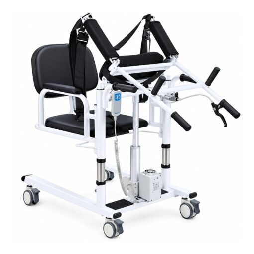 Electric Patient Transfer Chair with Adjustable Electric Lift for Patient Mobility