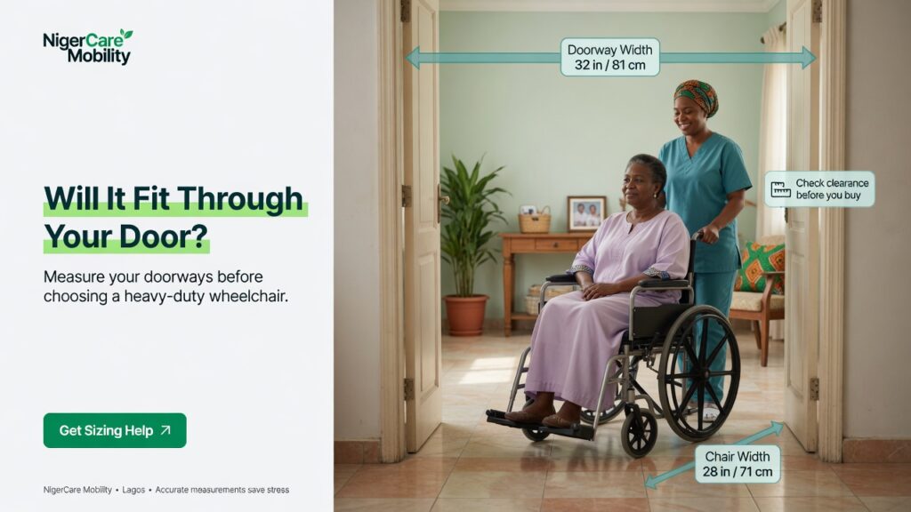 Wheelchair for home use in Nigeria